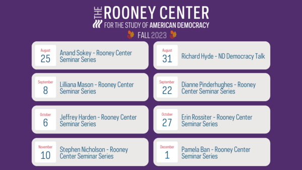 Upcoming Rooney Center Events Fall 2023 1